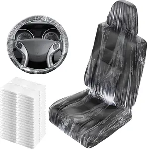 कम कीमत बिक्री डिस्पोजेबल पारदर्शी प्लास्टिक कार सीट कवर