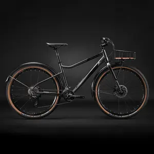 Bicicleta de Montaña de aluminio 18spd para hombre y hombre, nuevo diseño, 27,5 pulgadas, 19 ", tenedor rígido