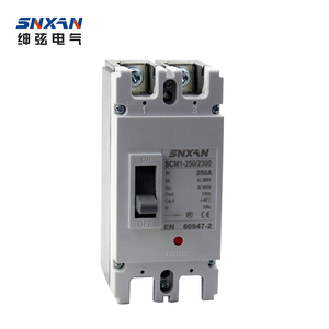 耐久性のある電子MCCBハイダブルブレークポイントカスタマイズ可能卸売2P 250A AC 400V SCM-250/2300エアスイッチ - Product Image 4