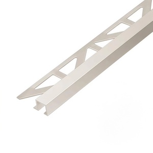 Bande de finition décorative autocollante en aluminium minimaliste de forme carrée pour bordures de carrelage, protection des bords muraux - Product Image 4