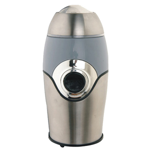 <span class=keywords><strong>Moulin</strong></span> <span class=keywords><strong>à</strong></span> <span class=keywords><strong>café</strong></span> électrique automatique en acier inoxydable avec lame en acier inoxydable, puissance de 200 W, double tension (220 V/110 V), capacité de 50 g pour un usage domestique - Product Image 1