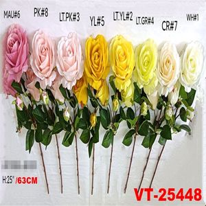 X1-LateX สเปรย์กุหลาบเทียมโพลีเอสเตอร์68ซม. ใหม่ล่าสุด2025นิ้วสำหรับวันแม่วันคริสต์มาสฮาโลวีนอีสเตอร์ - Product Image 4