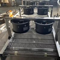 Ventilateurs multi-stations à économie d'énergie, séchage et refroidissement, convoyeur à bande maillée pour refroidissement par air