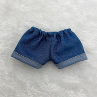 Pantalon miniature pour poupée de 17 cm, vêtements en coton pour poupée, jeans, vêtements pour poupée célébrité, shorts et accessoires pour Labubu