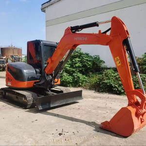 Miniexcavadora Hitachi ZX65 de Alta Calidad, 6.5 Toneladas, Máquina Hidráulica de Orugas, Motor Yanmar Usado, Bomba de Motor CE, Caja de Cambios, PLC - Product Image 2