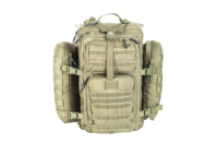 Sac à dos tactique en nylon imperméable avec fermeture éclair, cadre interne et doublure en polyester pour équipement de communication d'urgence