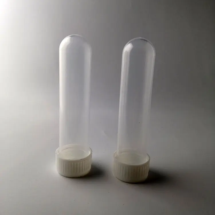 Fabrik Direkt verkauf weiße obere Abdeckung nicht maßstabs getriebene PP-Kunststoff rohr landwirtschaft liche gerade Rohr Reagenzglas