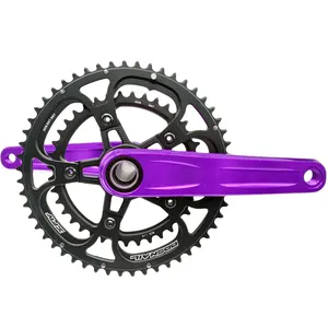 Bicycle Crank 170 MM 53-39T double chainring Mountain Bike Cycle Aluminum Alloy Crank Tooth Disc Handle Crankset