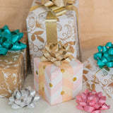 12ct <b>Gift</b> <b>Bows</b> Splendor Jewels Silver Glitter Finish <b>Gift</b> Star Ribbon <b>Bow</b> - Product Image 4