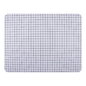 แผ่นรองจานผ้าฝ้าย100% ทรงสี่เหลี่ยมผืนผ้าอุปกรณ์ผ้าลินินใช้ซ้ำได้ - Product Image 4