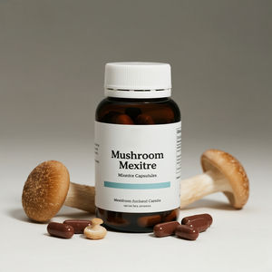 Cápsulas de Extrato de Cogumelo Lions Mane <span class=keywords><strong>Reishi</strong></span> Complexo Orgânico para Suporte Imunológico Adulto com Marca Privada OEM - Product Image 2