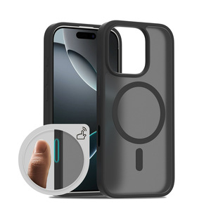เคสโทรศัพท์ Sanfeng iPhone 16 Pro แบบแม่เหล็กดูดติด TPU+อะคริลิค กันกระแทก กันน้ำ 2-in-1 พร้อมปุ่ม AI สำหรับกล้อง - Product Image 6