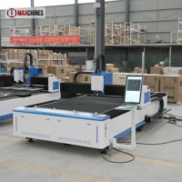 Machine de découpe laser à fibre 1500W pour tôles métalliques galvanisées, acier inoxydable, découpeuse laser CNC 3015 4015 6020