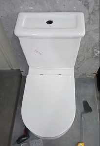 Lavabo sur mesure Casa de Banho salle de bain moderne articles sanitaires en céramique sans rebord fermé couple bol occidental toilette <span class=keywords><strong>wc</strong></span> <span class=keywords><strong>acheter</strong></span> - Product Image 5