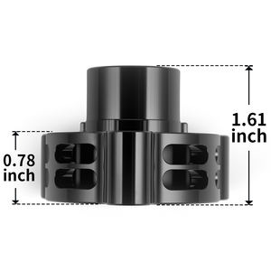 Espaciadores de Válvula de Descarga Eurowise Negros, Válvula de Alivio de Presión para Automóvil, Adaptador de Válvula de Descarga - Product Image 3