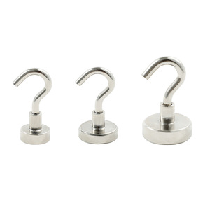 Magnetic <b>Hooks</b> Iron Single <b>Hook</b> 15mm 20mm 25mm 1-3kg Load Kitchen Door Refrigerator No Drilling Required - Product Image 3