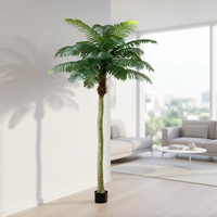Palmeras Artificiales, Palmeras de Cocotero, Árboles de Nuez de Betel de Más de 200 cm para Uso en Interiores/Exteriores, Accesorios para Bodas y Fotografía, Venta al por Mayor