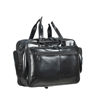 Large Capacity <b>Men's</b> Genuine <b>Leather</b> Briefcase Multi-Pocket Business Laptop <b>Bag</b> Executive Travel Handbag - Product Image 1