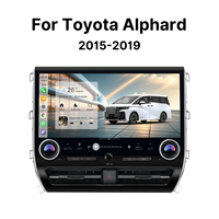 Unidad Principal para Automóvil con Pantalla Táctil Android de 15.6 Pulgadas, Navegación GPS para Actualización del Reproductor Serie 30 40 para Alphard 2015-2018