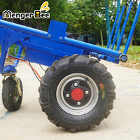 Nouveau chariot à main électrique Menger Bee pour ruche, à deux roues, moteur en cuivre 1000W, acier galvanisé, pour usage en apiculture, garantie 2 ans, bleu