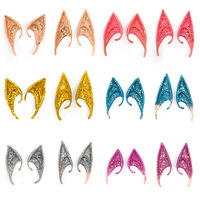 Exclusif transfrontalier Oreilles d'elfe pointues pour Halloween, accessoires de cosplay pour adultes, pour fêtes et événements à thème, fabrication ODM, fabriqué en Chine