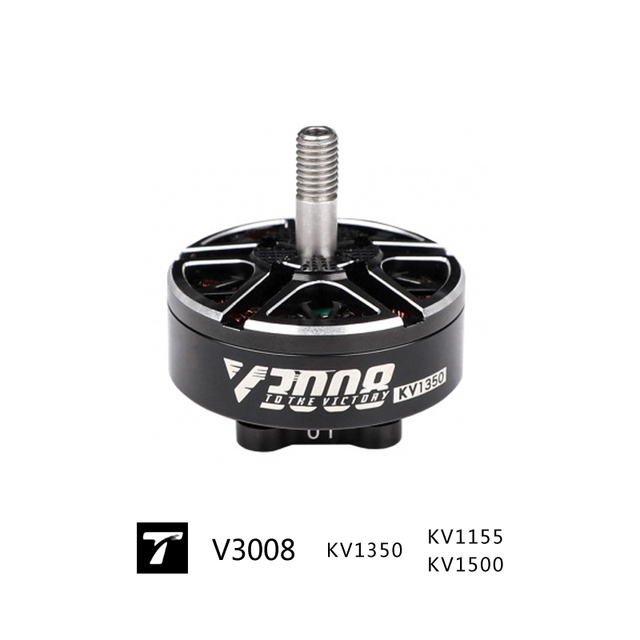 T-MOTOR V3008 1155KV 1350KV 1500KV 6S Brushless Motor 1680W Max Power for 7-8 Inch FPV Frame Low Vibration Photography Drone
