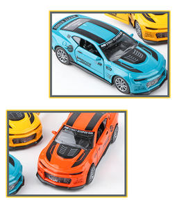 1:32开门金属拉回赛车压铸玩具套装儿童小 - Product Image 4