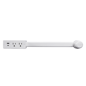 Đa cắm tường Outlet Extender 180 ° xoay cắm xách tay siêu phẳng cắm dây mở rộng với 2 cửa hàng - Product Image 3