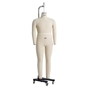 male full body dress form Men's mannequin with hanging pole base for dressmaker sewing tailor