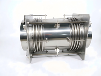 Compensateur de dilatation corrugué en acier inoxydable pour tiges de liaison composées de grande taille