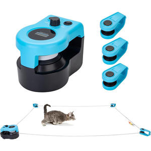 Giocattolo Elettrico per Gatti con Telecomando e Piuma Interattiva, Gioco di Caccia Intelligente per Gattini e Gatti da Interno - Product Image 2