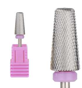 Fraise conique en carbure 3/32'' à coupe croisée 5 en 1 pour ongles, fraise en carbure 7,0 mm, accessoires de manucure et pédicure - Product Image 6