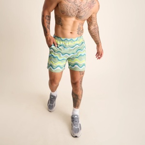 Tights Sport High Waist High High Rise <b>Compression</b> Active Wear 7 Inch Tights High Waisted Sports Camo Cotton <b>Men</b> Running <b>Shorts</b> - Product Image 2