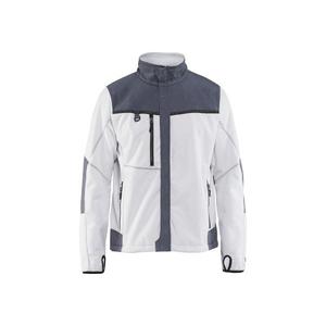 BLAKLADER - 495525241094XS Veste polaire coupe-vent Blanc/Gris-VESTES DE TRAVAIL EAN 7330509485194 - Product Image 1
