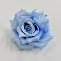Fleurs artificielles en forme de rose, têtes de fleurs de 9 cm, fleurs individuelles en soie, pour allées de mariage, décorations murales, Saint-Valentin