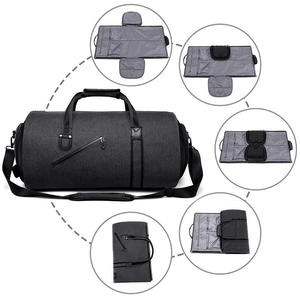 Bolsa de Lona Personalizada Unisex de Poliéster para Hombre con Compartimento para Zapatos, Venta al por Mayor de Fábrica, Bolsa de Viaje y Negocios - Product Image 4