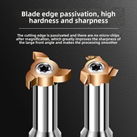 Fraise à rainurer en carbure de tungstène à 3/6 dents pour rainurage interne, outil de fraisage CNC Whirlwind pour petits trous