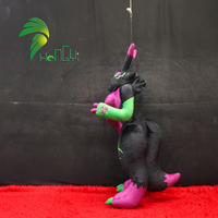 Peluche gonflable personnalisée Renamon en fourrure Hongyi, personnage de renard gonflable