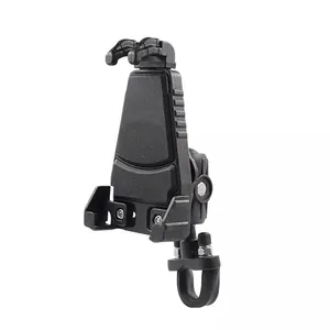 Soporte ajustable para teléfono inteligente de coche 1 pulgada u-bolt base motor amortiguador 360 montaje en manillar bicicleta soporte móvil Teléfono para ram