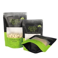 Sacs en mylar recyclables brillants personnalisés par impression gravure à bas quantité minimale de commande pochette debout zip-lock anti-odeur pour aliments pour animaux de compagnie et sushis