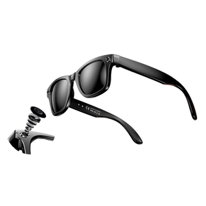 Gafas inteligentes <span class=keywords><strong>de</strong></span> traducción <span class=keywords><strong>de</strong></span> idiomas <span class=keywords><strong>de</strong></span> 800W para grabación <span class=keywords><strong>de</strong></span> vídeo y audio, gafas inteligentes AI con cámara y Bluetooth inalámbrico - Product Image 1