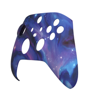 Coque de remplacement Oursteam Blue Nebula pour Xbox Series XS, coque avant Soft Touch
