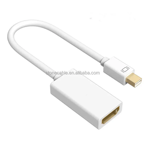 4K <span class=keywords><strong>Mini</strong></span> Dp Để HDMI Nữ Adapter 20Cm Vàng <span class=keywords><strong>Thunderbolt</strong></span> Để HDMI Chuyển Đổi Tương Thích Cho Macbook/Màn Hình/TV/Máy Chiếu - Product Image 3