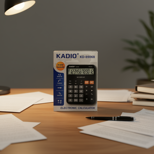 Calcolatrice da Tavolo Kadio KD-8906B con Display Grande a 12 Cifre, Calcolatrice Elettronica - Product Image 3