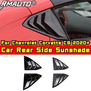 Car Side Rear Window Louver <strong>Shutter</strong> Cover For Chevrolet <strong>Corvette</strong> <strong>C8</strong> 2020+ Body Kit Car Accessories - Product Image 2