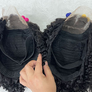 Parrucca all'ingrosso dei capelli umani dei bambini della neonata Pre spennata trasparente 5*5 <span class=keywords><strong>parrucche</strong></span> di chiusura del pizzo capelli umani crespi riccio per la <span class=keywords><strong>bambina</strong></span> - Product Image 4