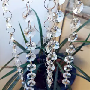 DIY水晶吊灯装饰悬挂八角形水晶串珠