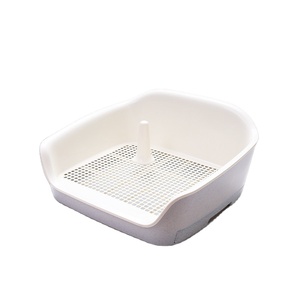 Wholesale Plastic Doggie Indoor Pet Potty Tray Park Corner Dog Toilet Dog Wee Pee Pads Tray Toilet for Dog - Product Image 1