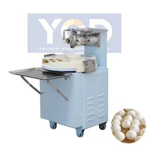 Commercial dough divider and rounder machine bakery dough cutting pizza dough making rolling machine with round plate