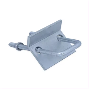 Collier de serrage en U zingué pour poutre, fixation pour canal profilé, collier de serrage en acier avec crochet pour cellule photovoltaïque - Product Image 6